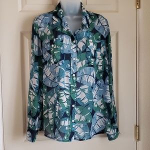 Lucky Brand pretty summer lightweight shirt